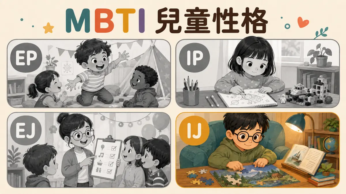 IJ型兒童特徵、學習方式與教養建議