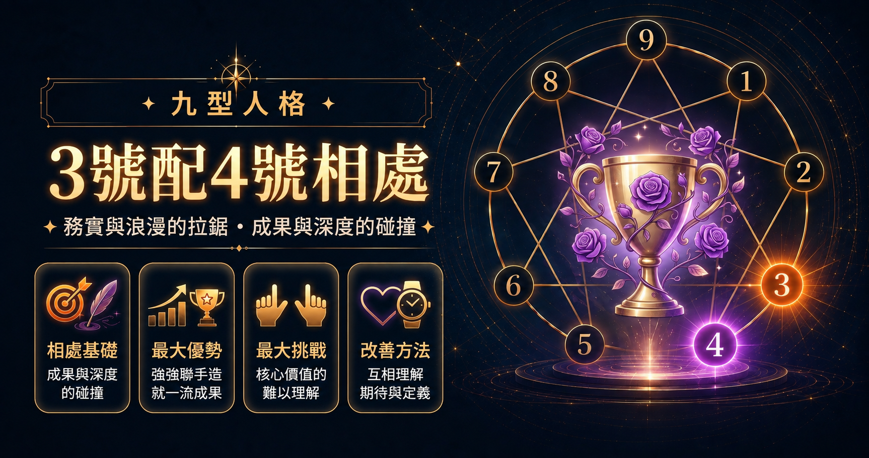 九型人格3號配4號相處插圖