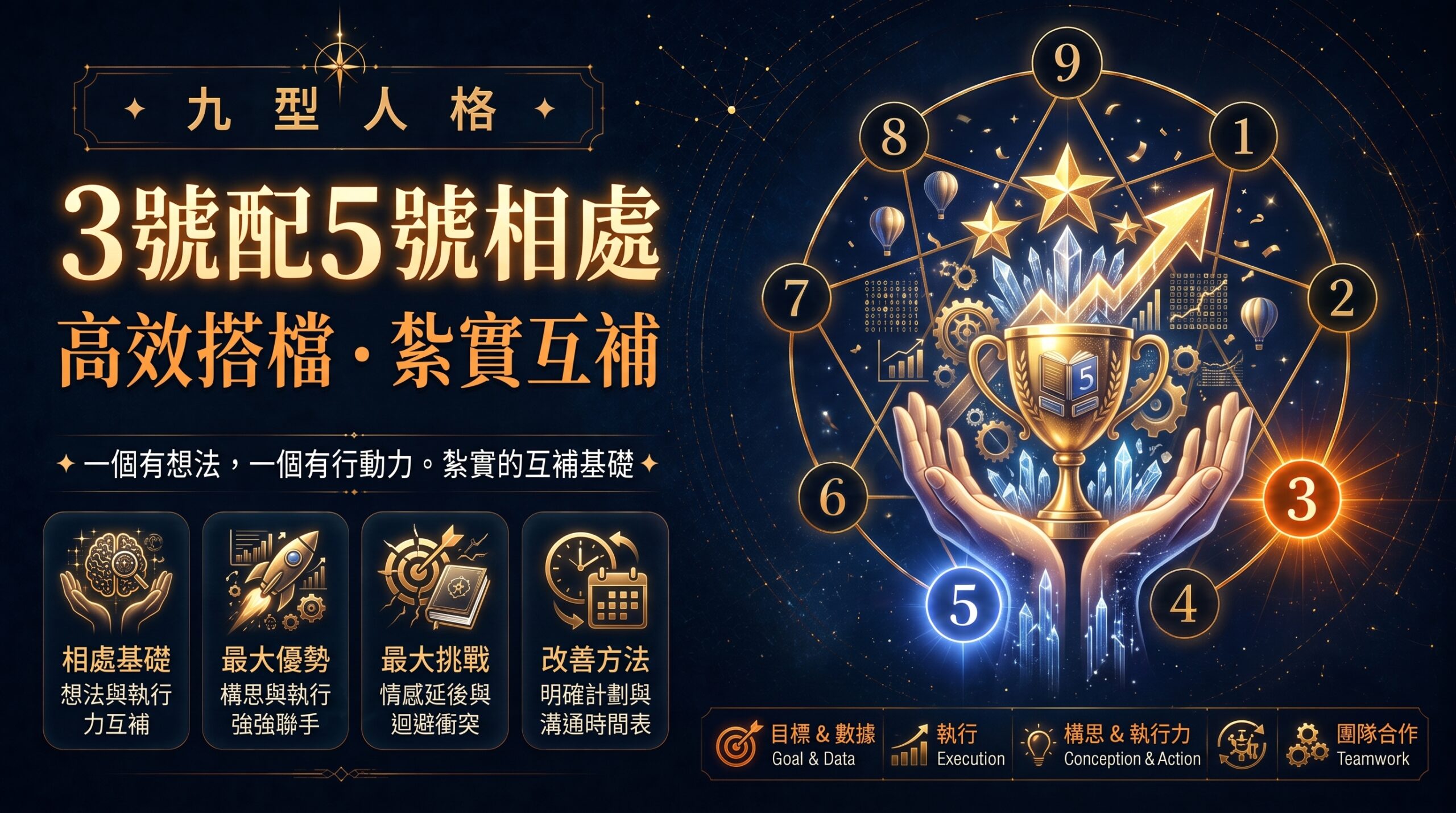 九型人格3號配5號相處插圖