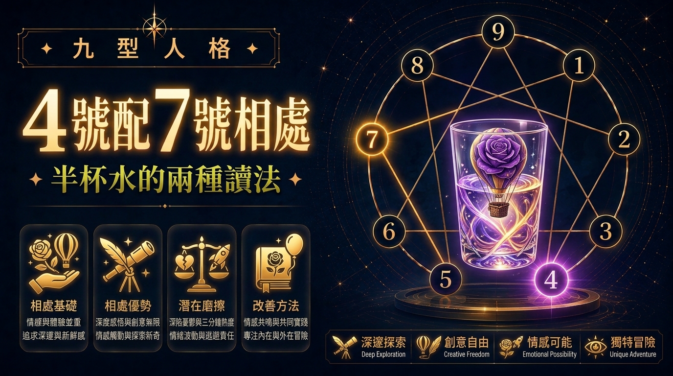 九型人格4號配7號相處插圖
